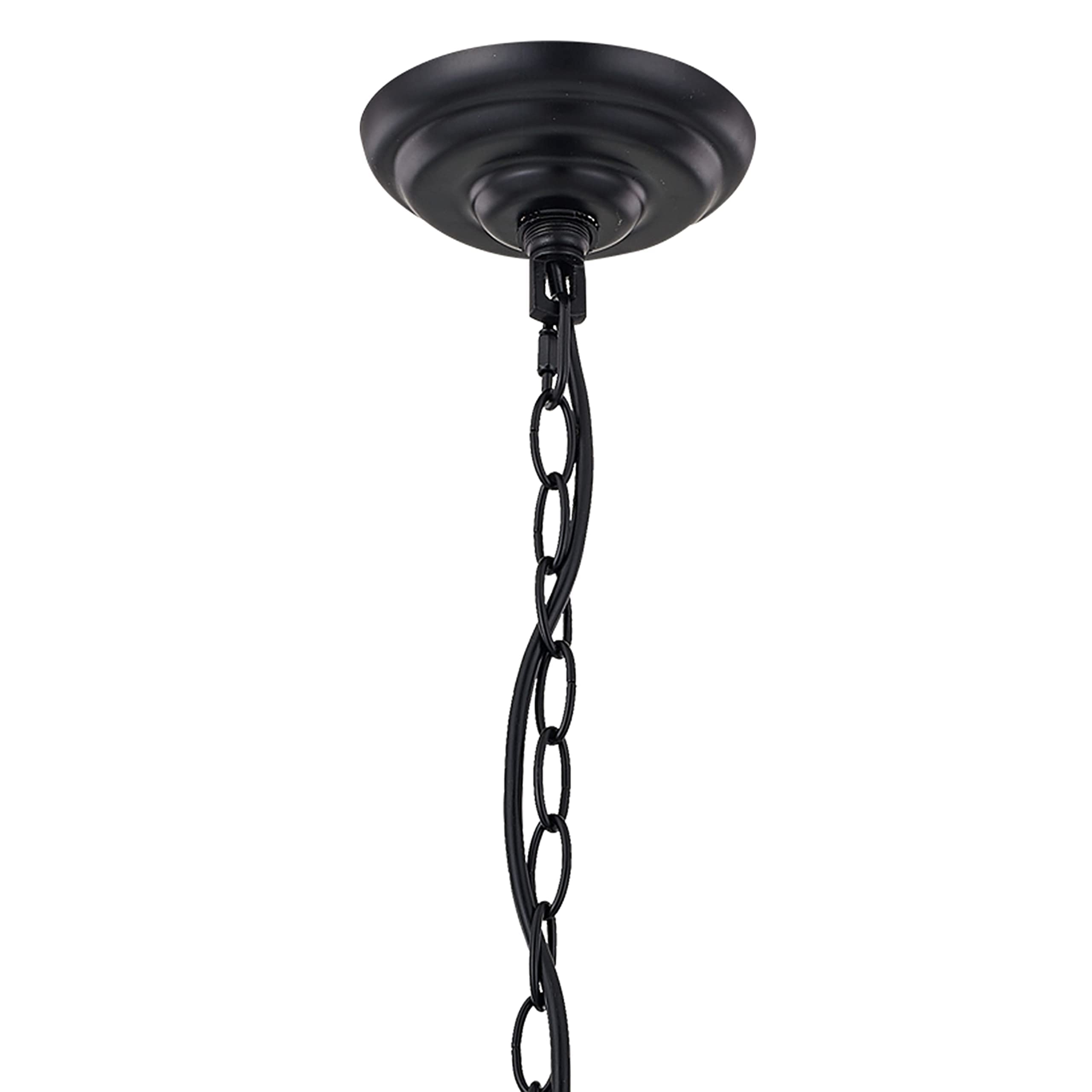 Vanity Art 12-Light Wagon Wheel Chandelier - Farmhouse Rustic Ceiling Light Fixture with Candle-Style Bulbs for Living Room, Kitchen, Dining Room (MLT3112LT-BD-BK) - Perfect for Country Homes, Barn Weddings & Cozy Cabin Decor