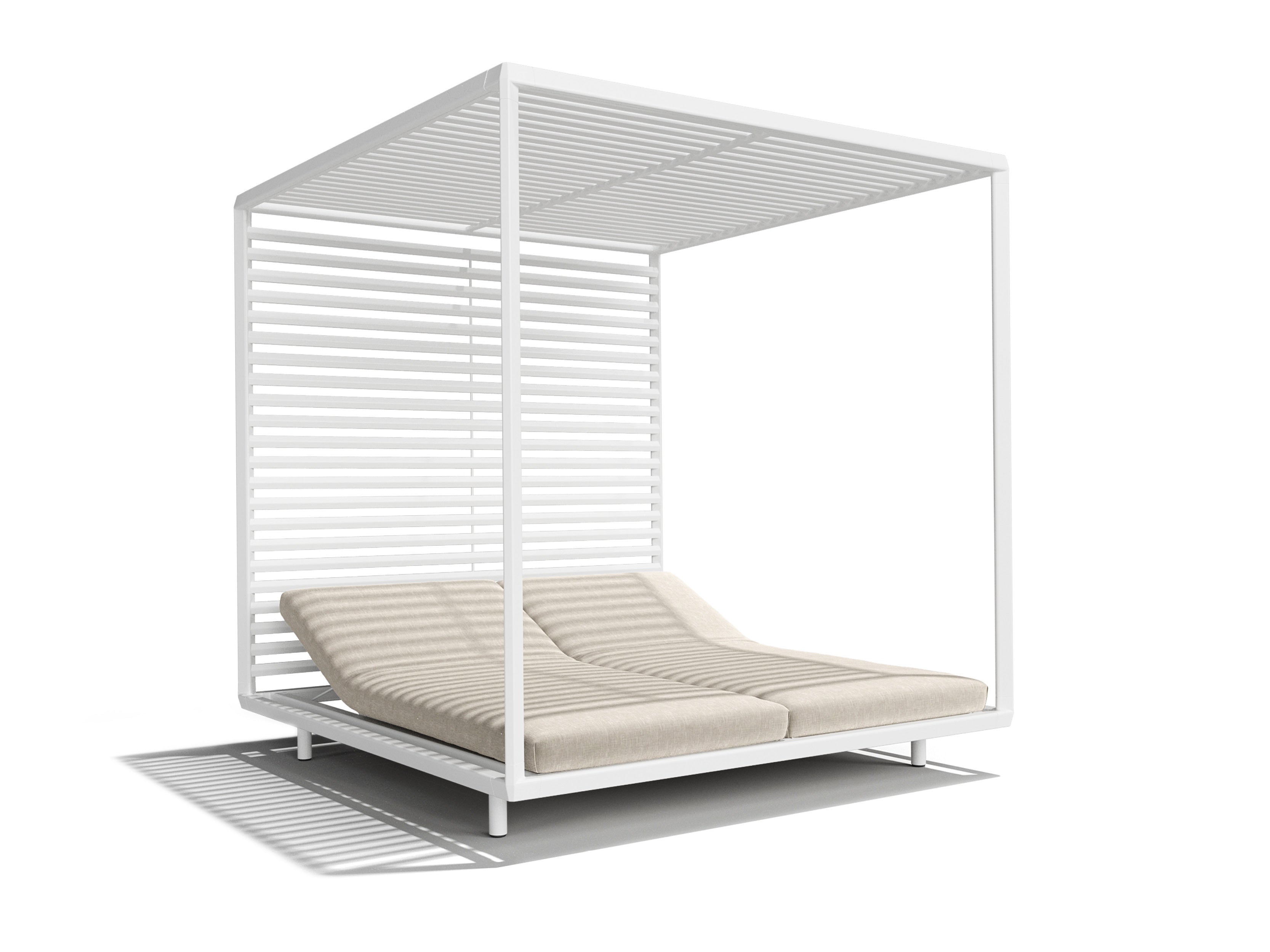 Luxury Pavilion Day Bed - Outdoor Patio Lounger for Relaxing in Garden, Poolside, or Backyard - Perfect for Sunbathing and Lounging
