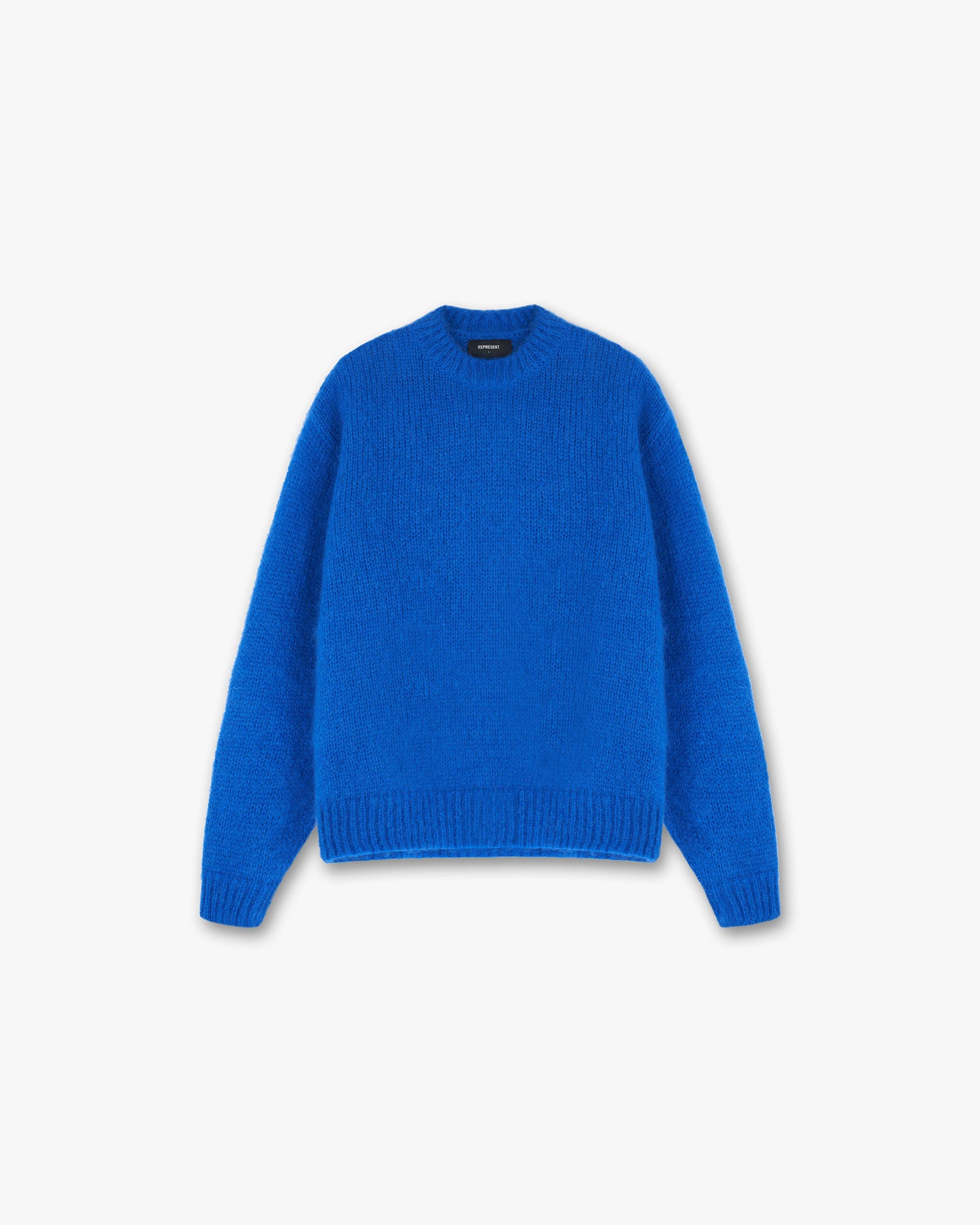 Premium Mohair Sweater for Women - Soft & Warm Cobalt Blue Knit Pullover | Perfect for Winter Fashion, Office Wear & Cozy Evenings