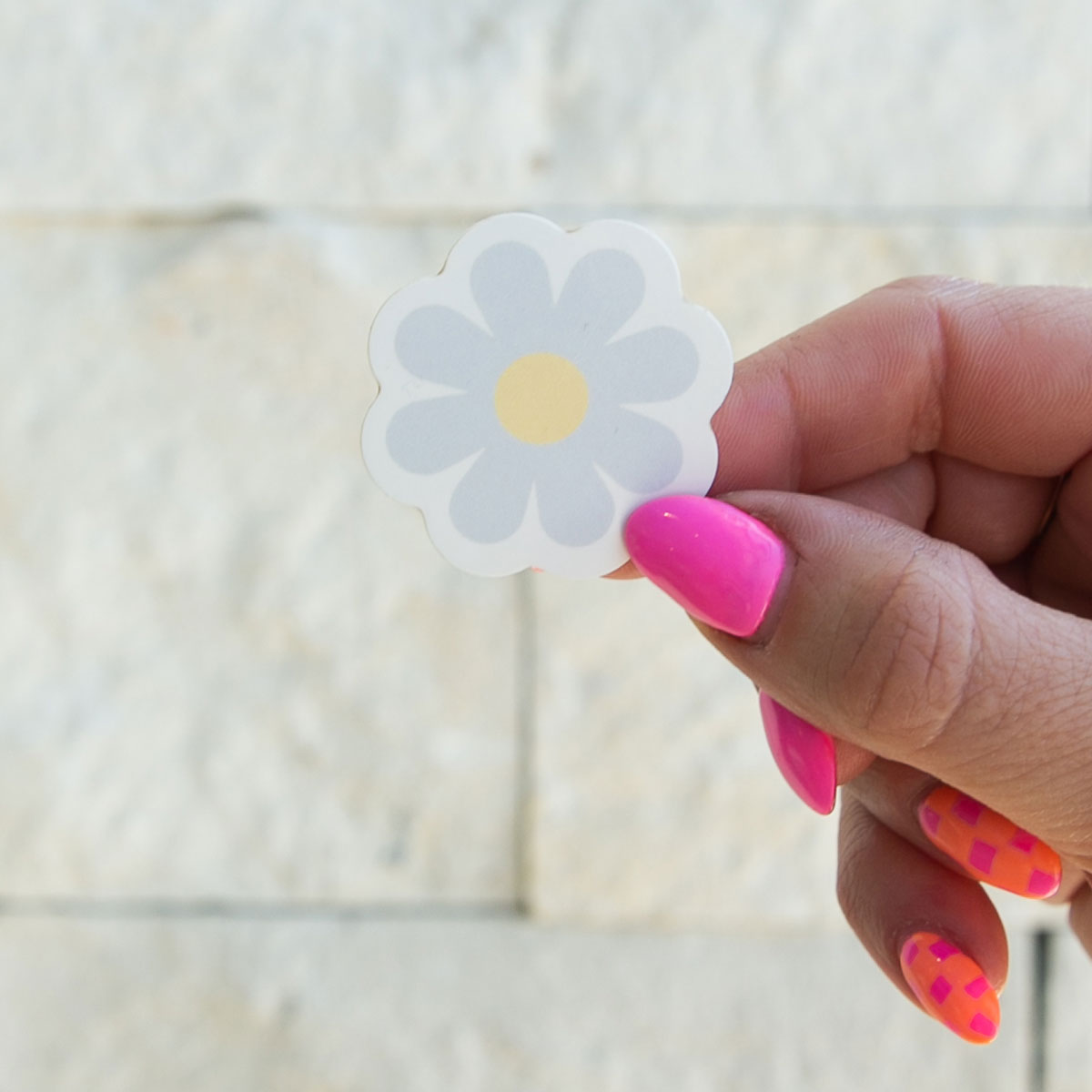Baby Cubby Daisy Sticker - Waterproof Vinyl Decals for Nursery, Kids Room Decor, Laptop & Water Bottle - Cute Floral Design for DIY Crafts & Scrapbooking