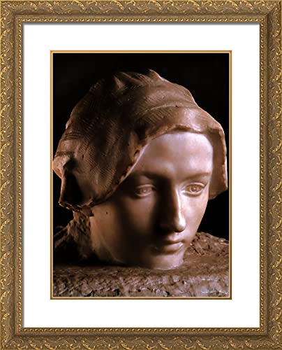 Gold Ornate Wood Frame with Double Matting