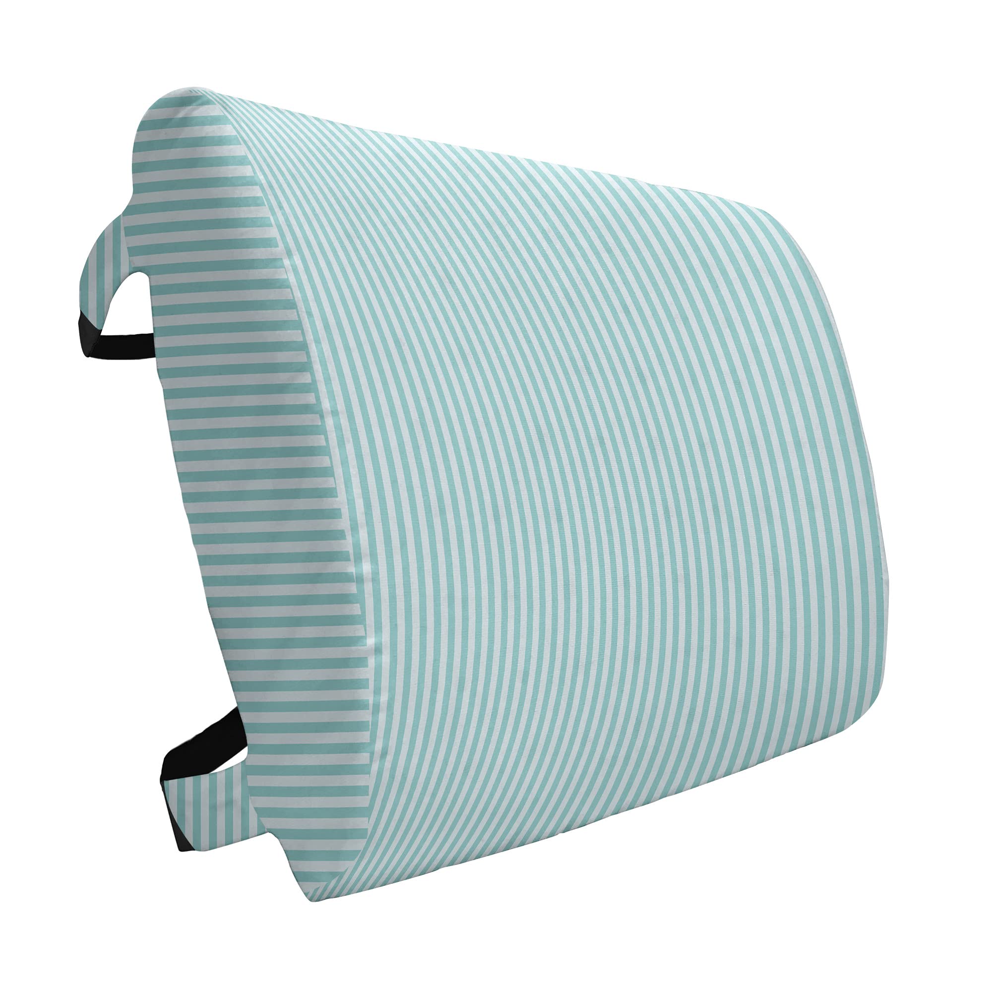 Ambesonne Stripes Lumbar Support Pillow - Pastel Geometric Pattern, High Density Foam for Office Chair & Car Seat - 14