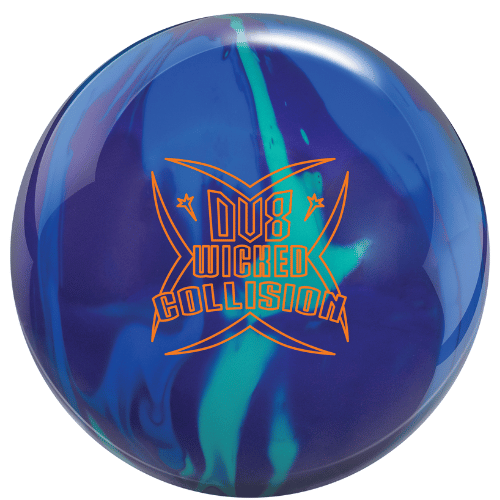 DV8 Wicked Collision Solid Bowling Ball - High Performance Reactive Resin for Hook Potential | Perfect for League Play & Tournament Competition