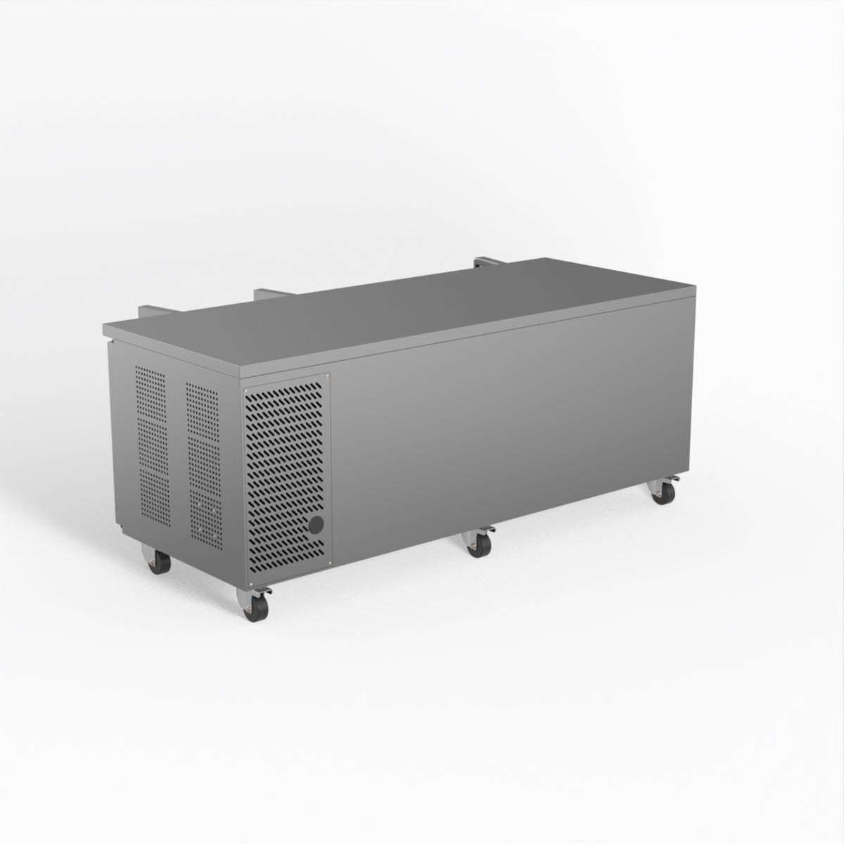 Commercial Glass Door Refrigerator - 3 Door Under Counter Display Fridge with 800mm Depth (PAX3100TNG) - Perfect for Restaurants, Cafes, and Retail Stores