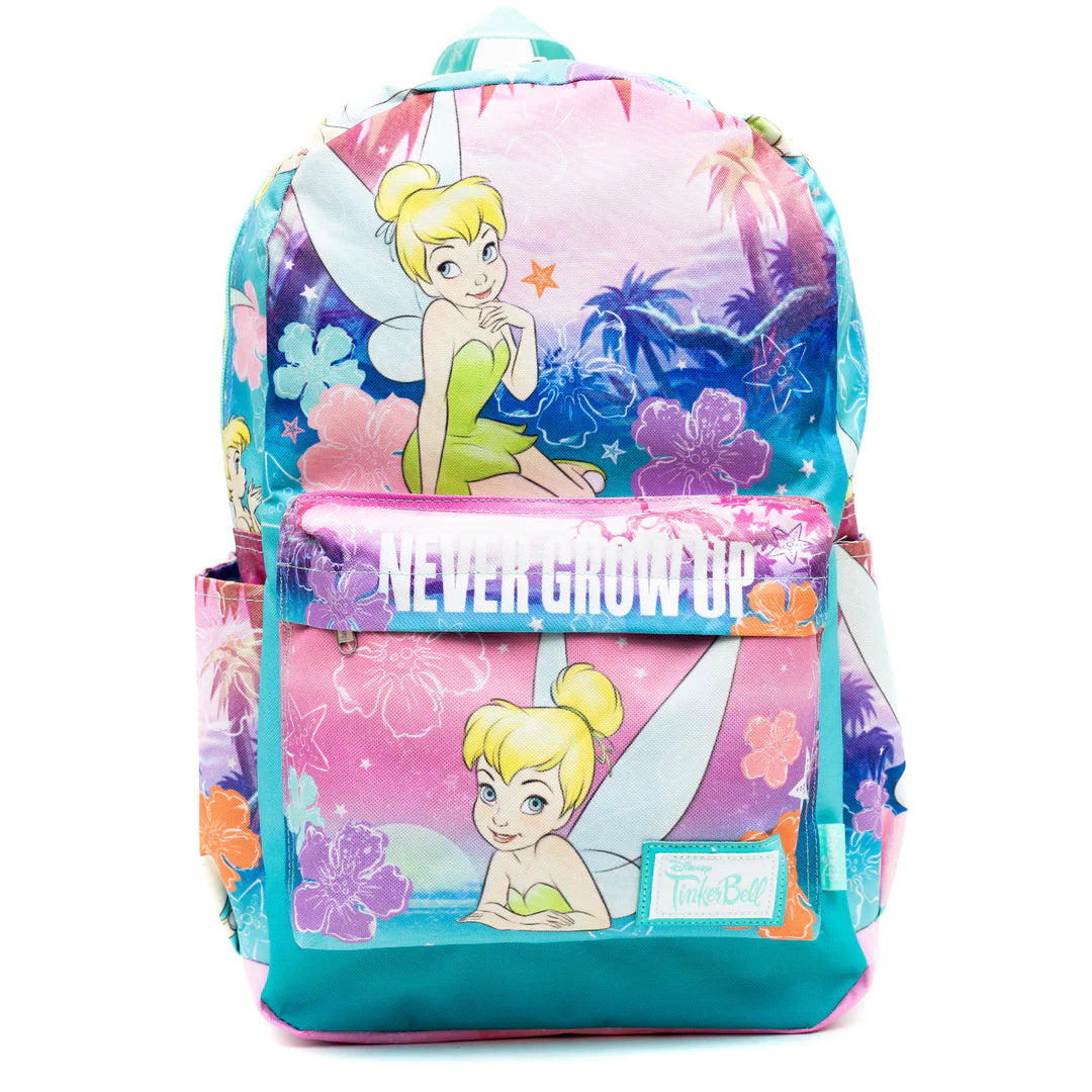 Tinkerbell 17 Inch Disney Fairies Backpack for Girls - Lightweight School Bag with Adjustable Straps, Perfect for School, Travel, and Outdoor Adventures
