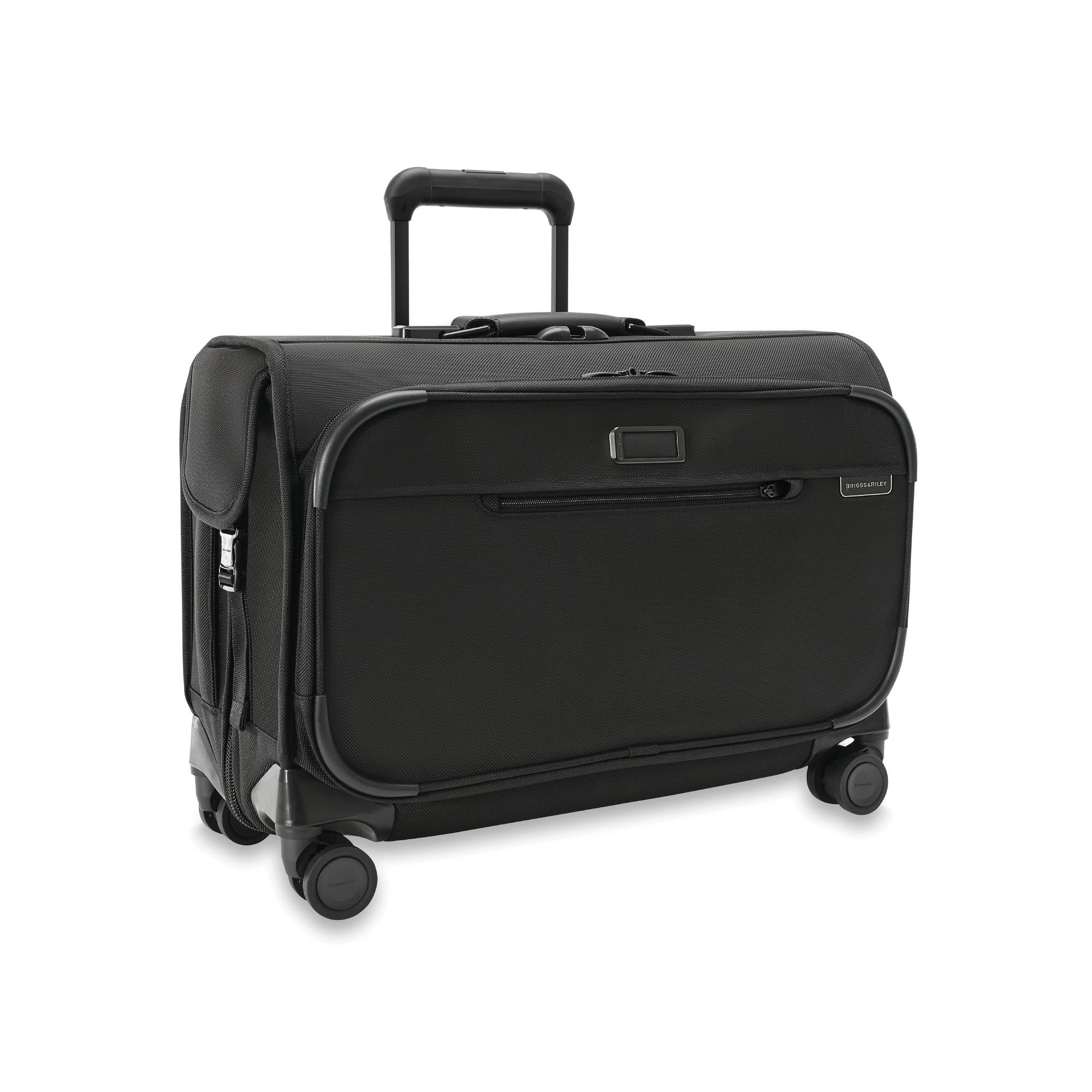 Briggs & Riley Baseline Wide Carry On Garment Spinner Suitcase - Lightweight Expandable Luggage for Business Travel & Weekend Getaways - Perfect for Airplane Overhead Bin Storage