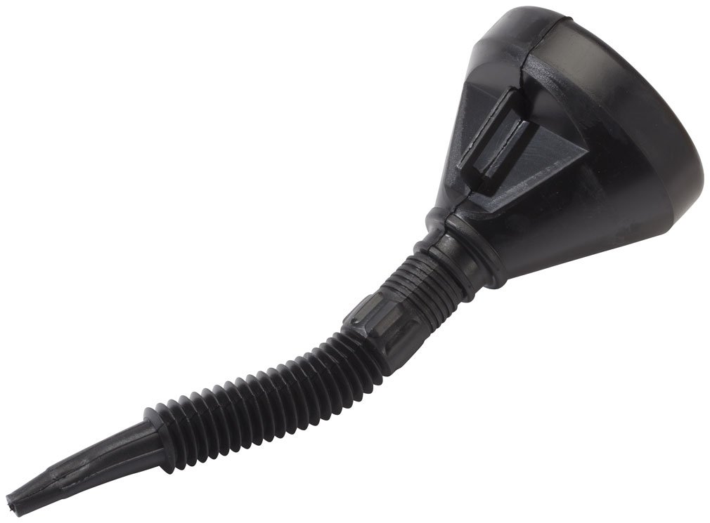 2-in-1 Plastic Funnel for Kitchen & Garage - Dual Purpose Liquid Transfer Tool for Cooking, Oil Change, and DIY Projects