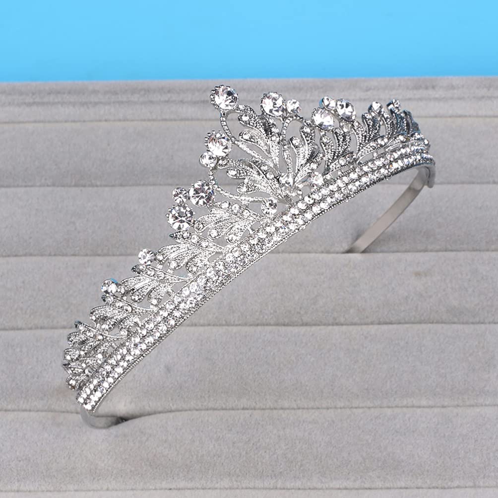 Elegant Wedding Tiara Crown for Bride - Alloy Bridal Headpiece Hair Accessories for Prom, Bridal Shower & Special Occasions | Perfect for Weddings, Parties & Formal Events