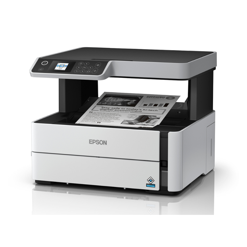 Epson EcoTank M2140 Wireless Monochrome All-in-One Printer with High-Capacity Ink Tank - Print, Scan, Copy | Home Office & Small Business Printing Solution