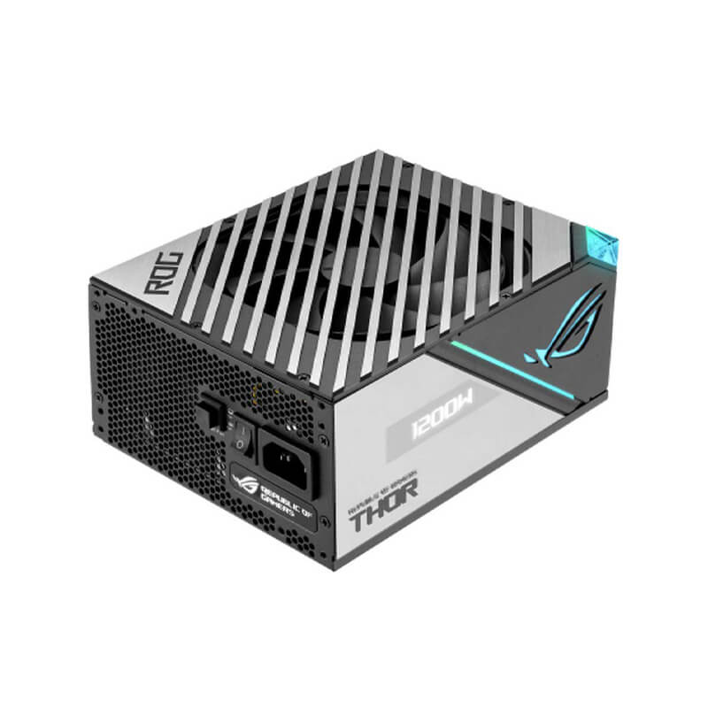 ASUS ROG THOR 1200W Platinum II Power Supply - 80 Plus Platinum Certified, Fully Modular, 120mm PWM Fan, Aura Sync RGB | Perfect for High-End Gaming PCs & Workstations