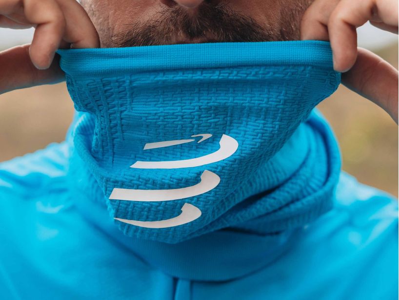 Compressport Unisex 3D Thermo Ultralight Headband - Breathable Running Headwear for Men & Women - Perfect for Marathon, Cycling & Outdoor Sports in Hawaiian Ocean Design