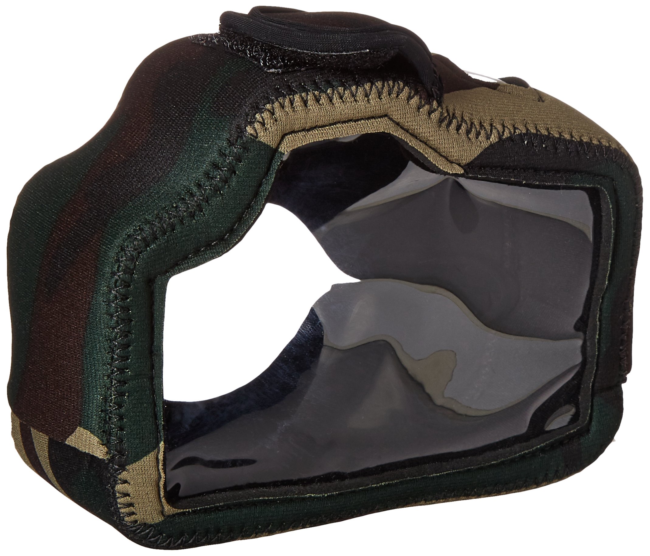 LensCoat BodyGuard Compact CB Camouflage Neoprene Camera Protection Case - Clear Back & Forest Green Camo - Perfect for Outdoor Photography, Hunting, and Wildlife Shooting