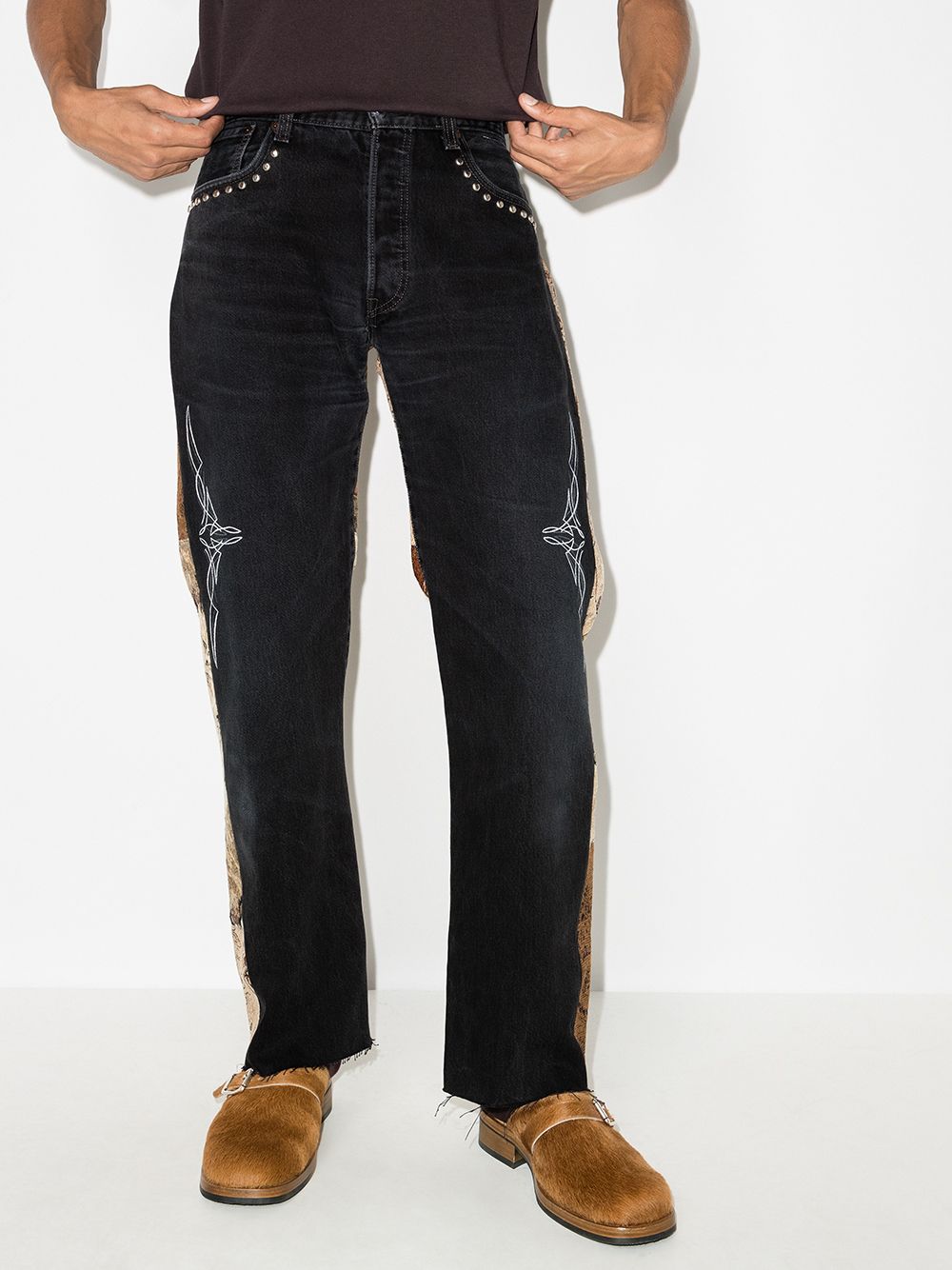 Children of The Discordance Black Jeans for Men & Women - Stylish Distressed Denim for Streetwear & Casual Outfits