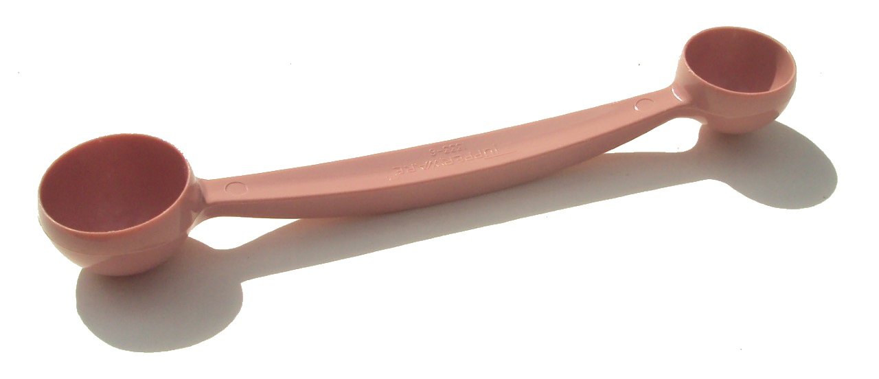 Premium Tupperware Melon Baller & Cookie Dough Scoop - Dusty Rose Pink Kitchen Tool for Fruit Carving, Baking & Party Food Prep