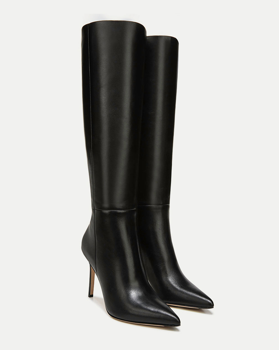 Lisa Genuine Leather Tall Boots for Women - Wide Calf Design | Comfortable & Stylish Knee High Boots for Fall, Winter & Outdoor Fashion