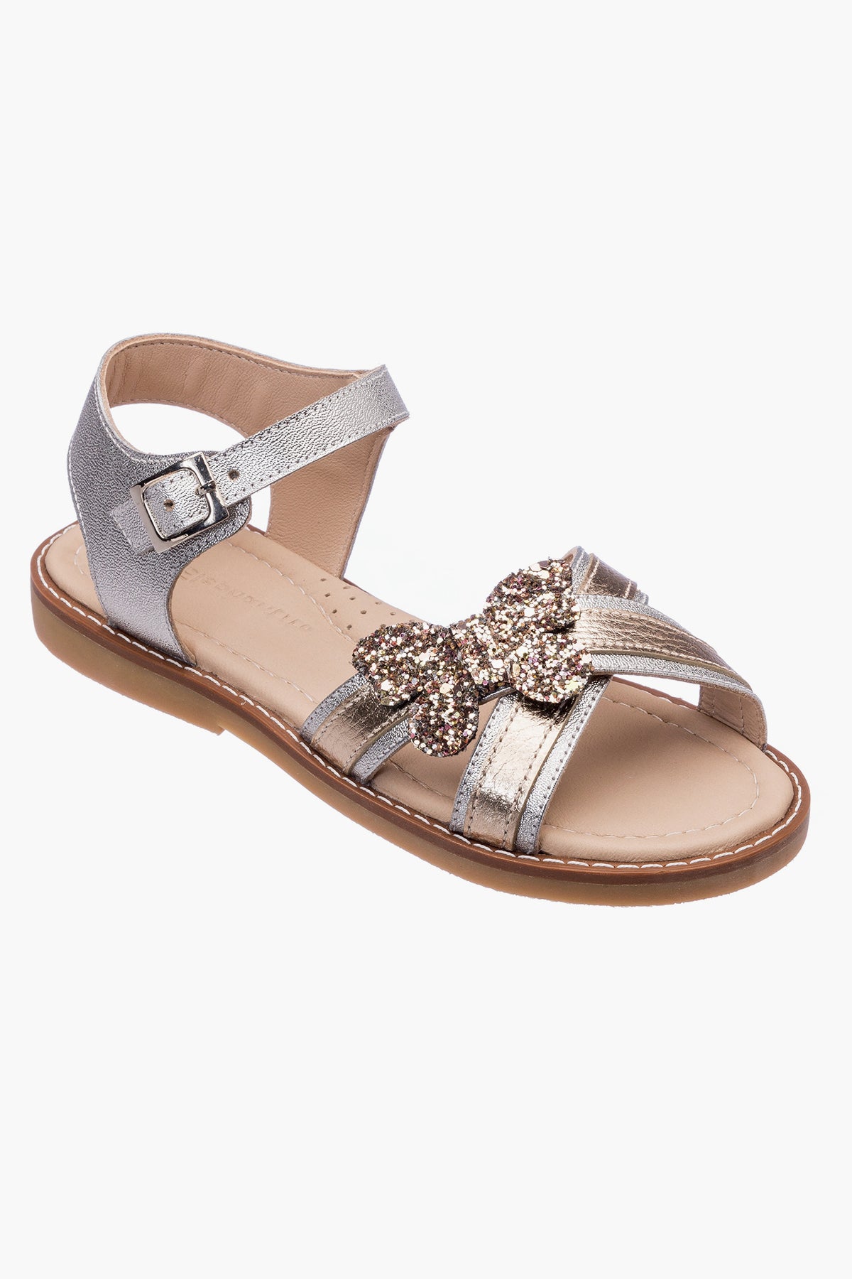 Elephantito Butterfly Crossed Girls Sandals - Comfortable Summer Beach Shoes for Toddlers - Perfect for Outdoor Play, Park, and Vacation