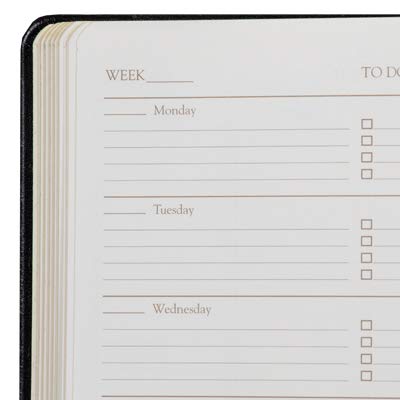 Gallery Leather Undated Weekly Desk Planner 8