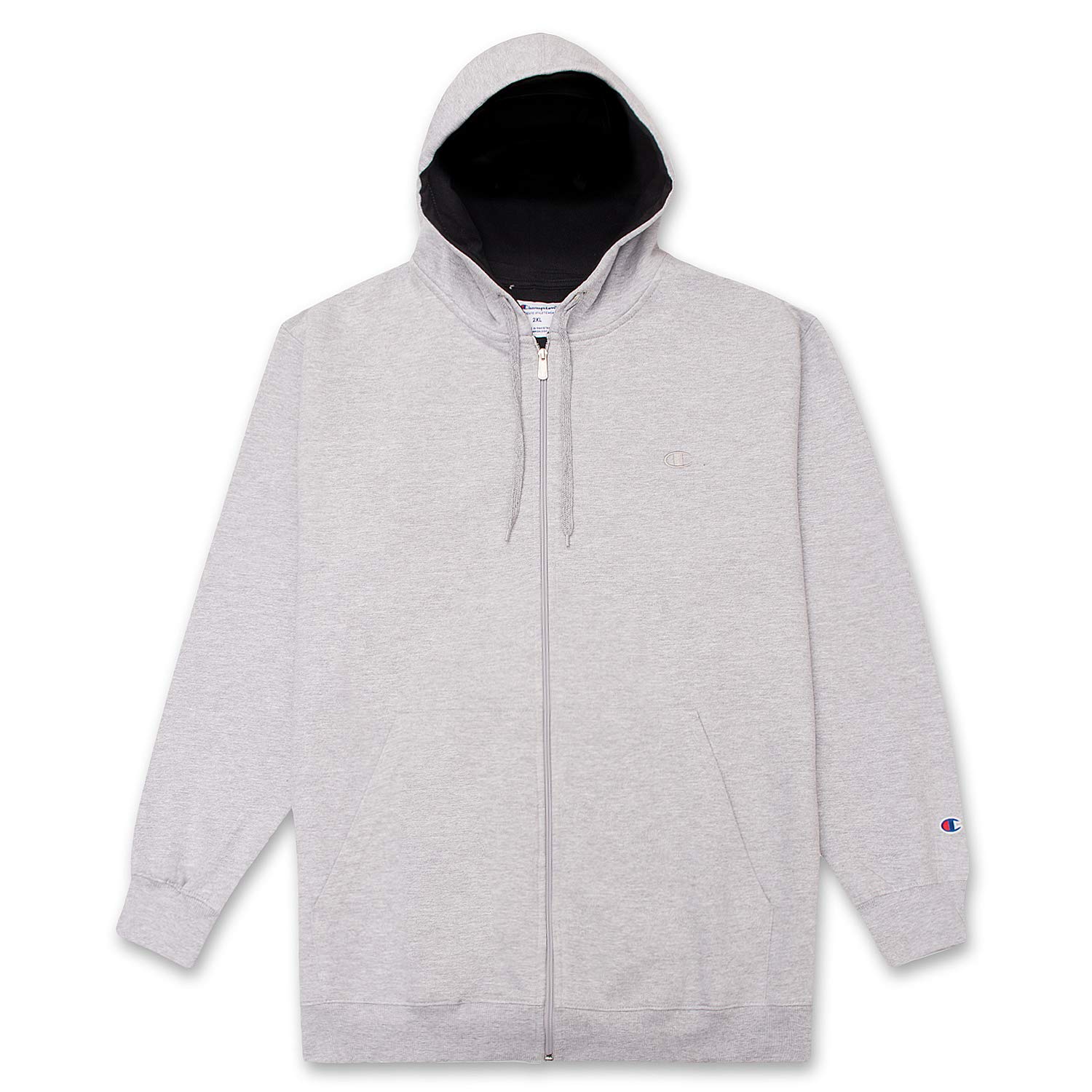Champion Big and Tall Men's Fleece Zip-Up Hoodie Jacket - Warm & Comfortable Pullover for Casual Wear, Gym, and Outdoor Activities