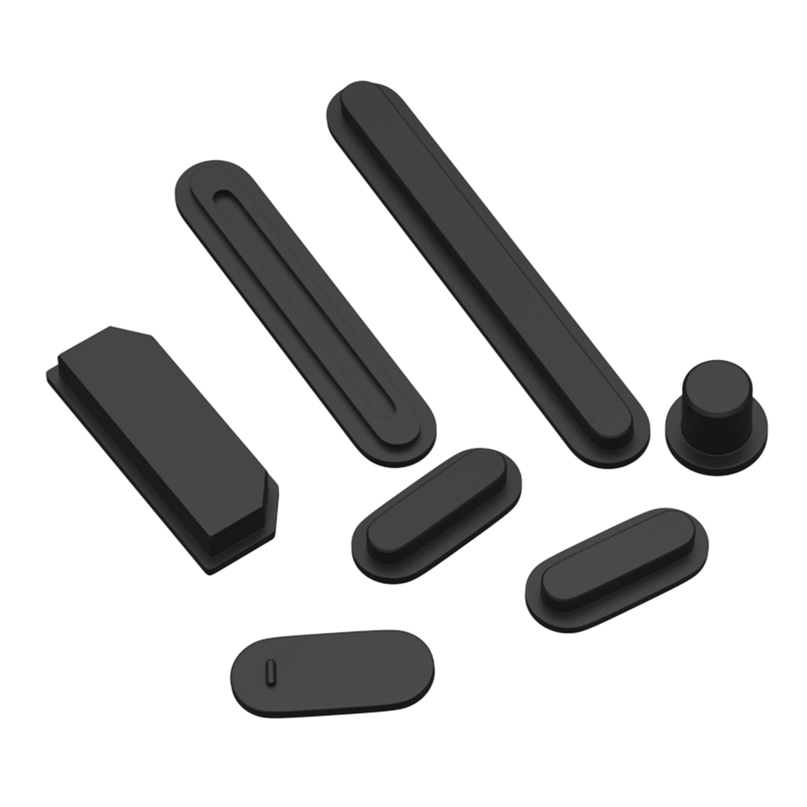 7 Pcs MacBook Pro Dust Plugs Cover for 2023-2021 Models - Compatible with MacBook Pro 14