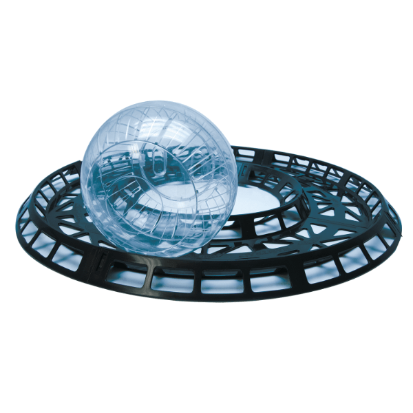 Kaytee Hamtrac Exercise Loop for Small Pets - Fun Hamster Wheel & Chew Toy for Gerbils, Mice & Dwarf Hamsters - Perfect for Cage Enrichment & Daily Playtime