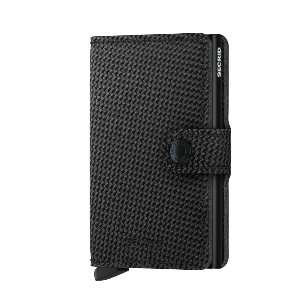 SECRID Mini Wallet Carbon - Slim RFID Blocking Card Holder for Men & Women - Perfect for Travel, Business & Everyday Use