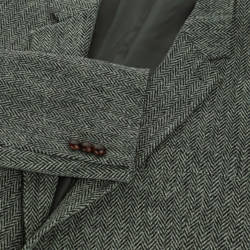Beaucaire X Harris Tweed Classic Blazer for Men - Grey Reg - Premium Wool Jacket for Business, Office & Formal Occasions