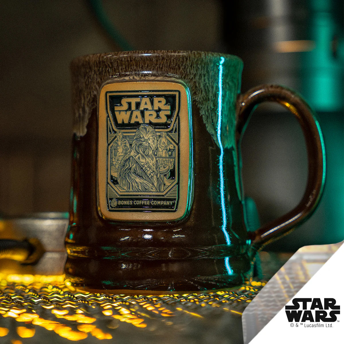 Star Wars Wookiee Cookie Hand-Thrown Ceramic Mug - Perfect for Coffee, Tea & Hot Chocolate - Great Gift for Fans & Collectors