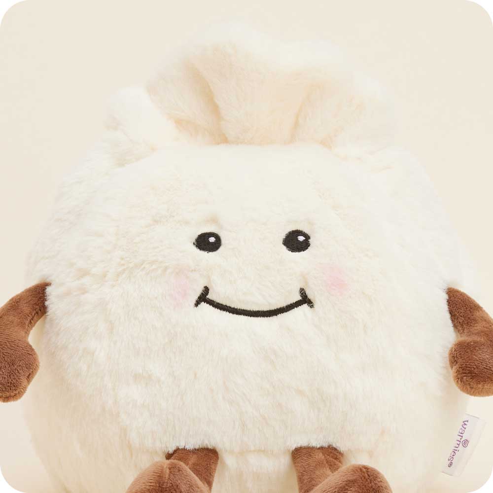 Warmies Microwavable Dumpling Plush Toy - Soothing Heat Therapy for Kids & Adults - Perfect for Stress Relief, Cramps, and Cold Weather Comfort