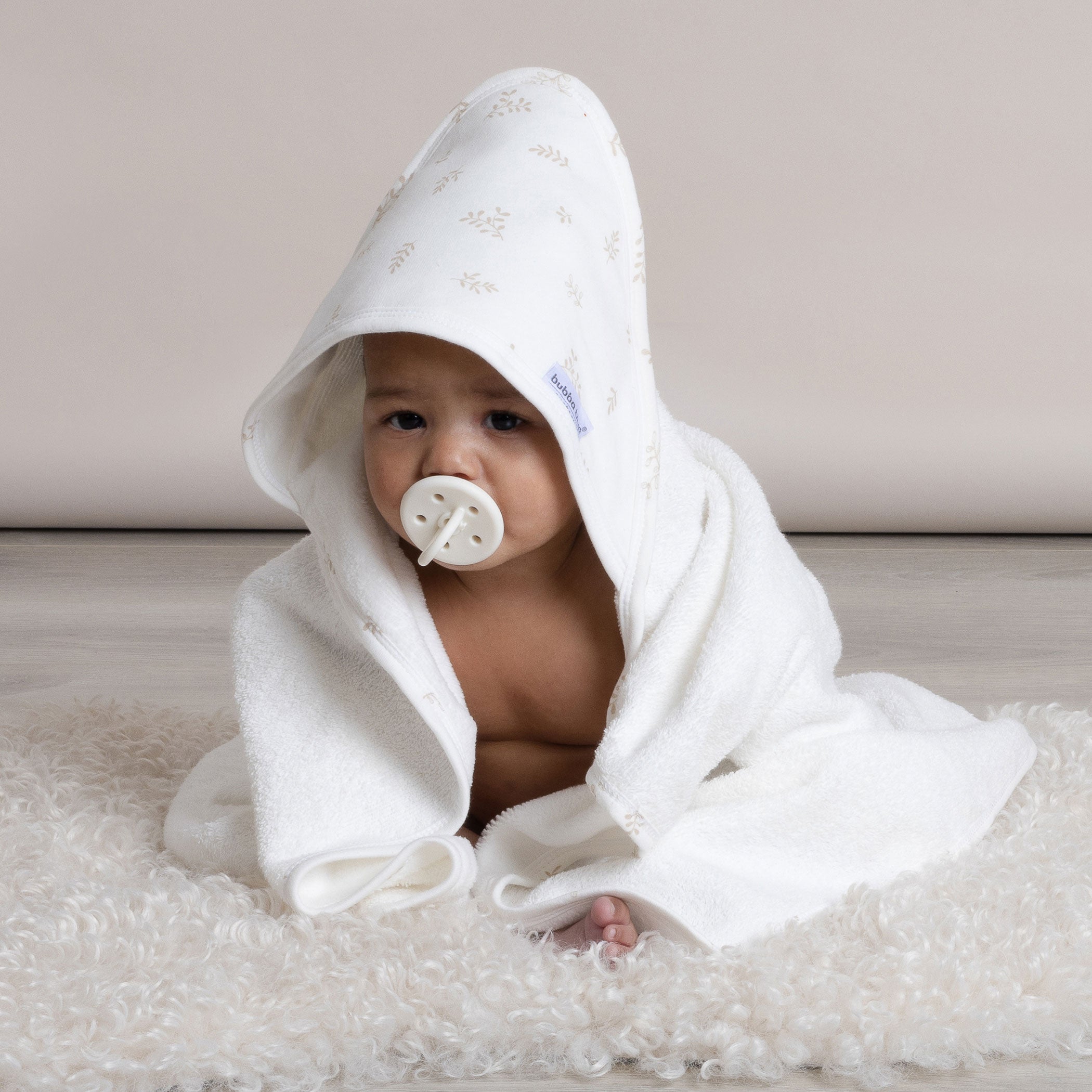Organic Cotton Hooded Towels 2-Pack - Soft & Absorbent for Babies & Kids - Perfect for Bath Time, Beach, and Pool - Chestnut Brown