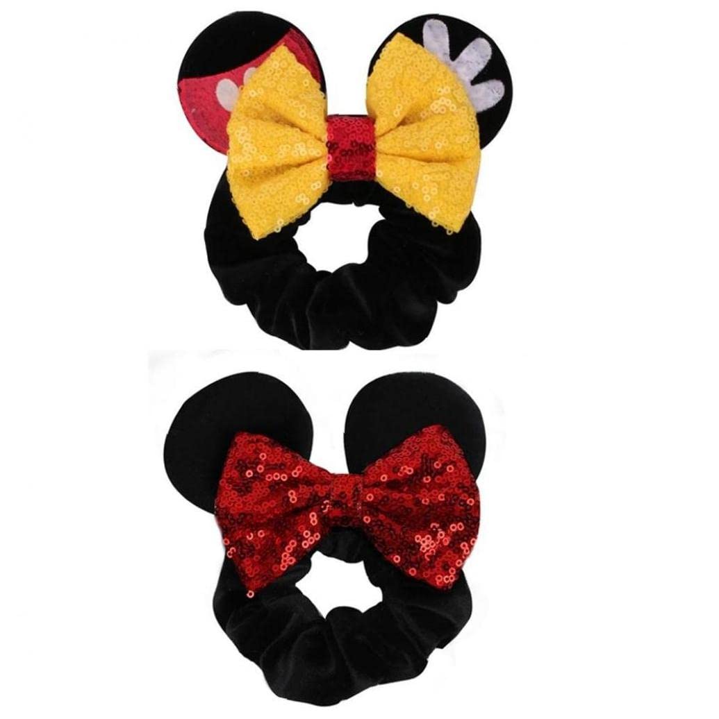 Sparkly Sequined Bow Headband Ponytail Holder - Elegant Hair Accessories for Women, Girls & Kids | Perfect for Parties, Weddings, Prom & Daily Wear
