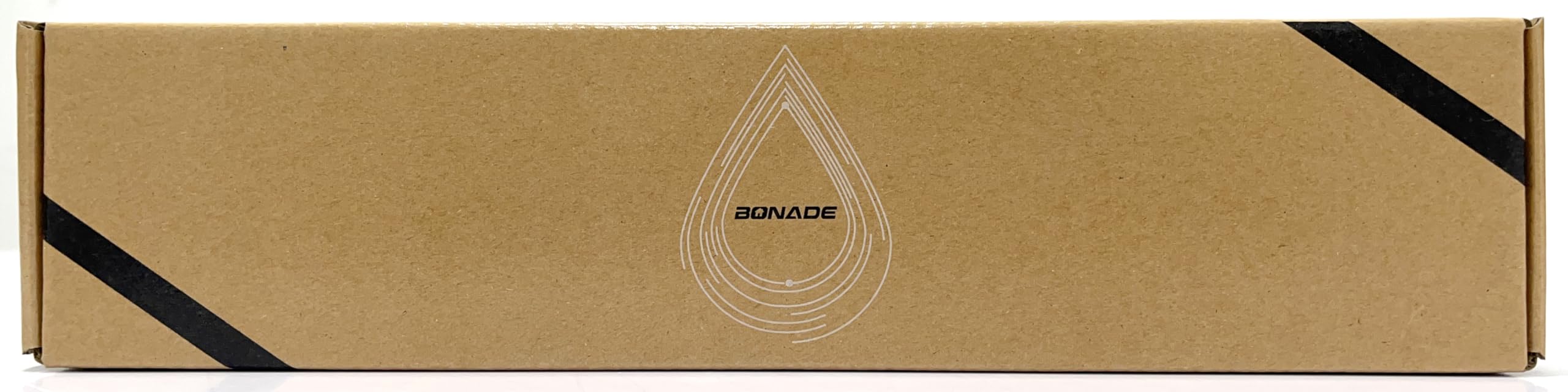 BONADE Thermostatic Shower Mixer Tap with 38°C Safety Button - Chrome Surface-Mounted Bathroom Shower Mixer for Tub & Round Shower - Perfect for Modern Bathrooms & Spa-Like Showers