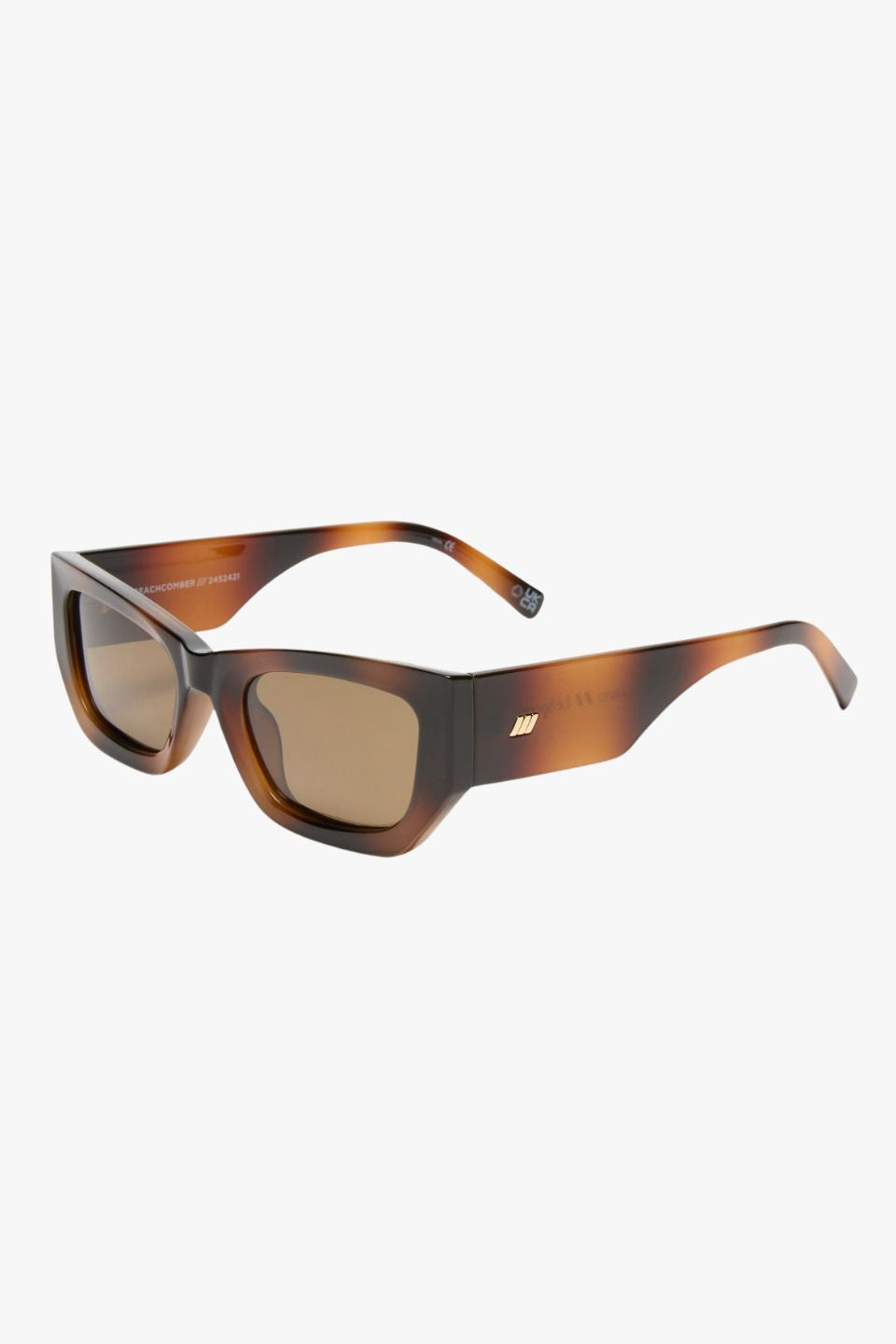 Polarized Rectangular Sunglasses for Men & Women - UV Protection, Tortoise Shell Frame - Perfect for Beach, Driving & Outdoor Activities