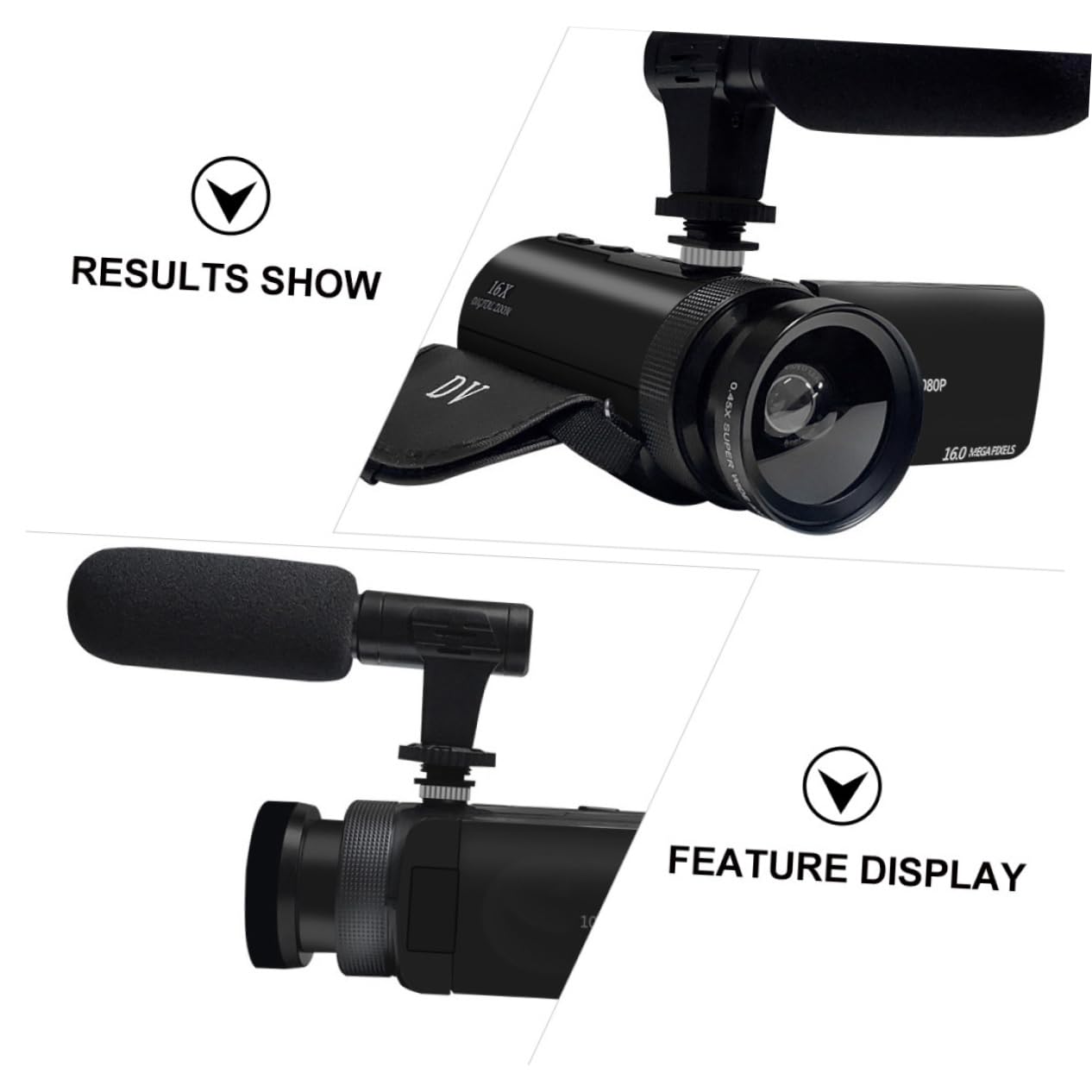 Hemobllo Confier 1 Set HD 1080P Digital Video Camera Recorder with 2.7