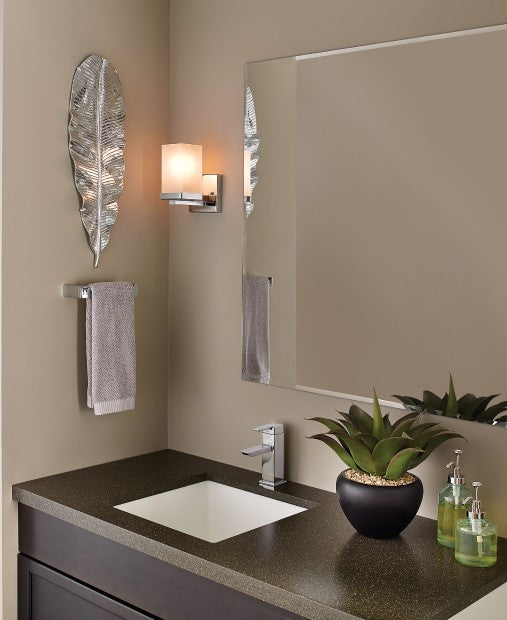 90 Degree 1 Globe Light Sconce in Chrome Finish - Model YB8861CH by Moen | Perfect for Hallway, Bedroom, and Bathroom Wall Lighting