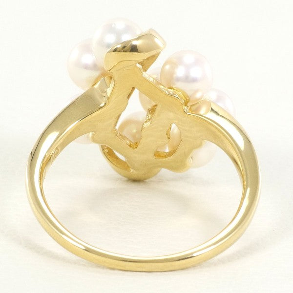 18K Yellow Gold Pearl Ring for Women - Elegant & Timeless Jewelry Gift for Wedding, Anniversary, or Special Occasions