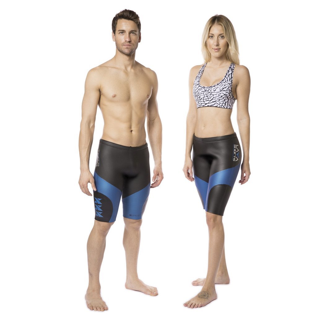 Xterra Wetsuits Lava Shorts - 5mm Neoprene Triathlon Wetsuit for Men & Women | Swim, Surf & Water Sports Training Gear