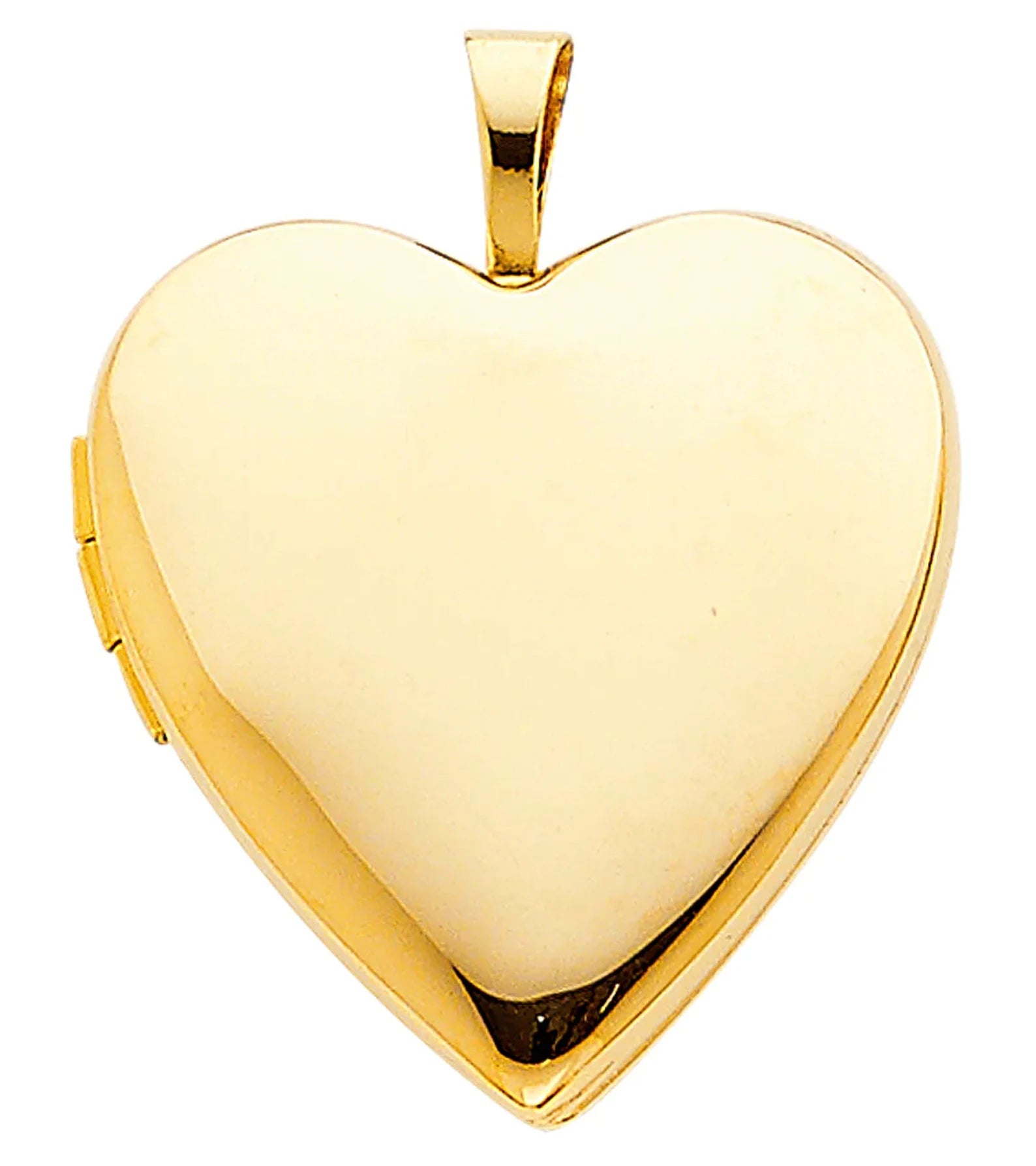 Gold Heart Locket Pendant Necklace Model 0610 - Romantic Gift for Valentine's Day, Anniversary & Special Occasions