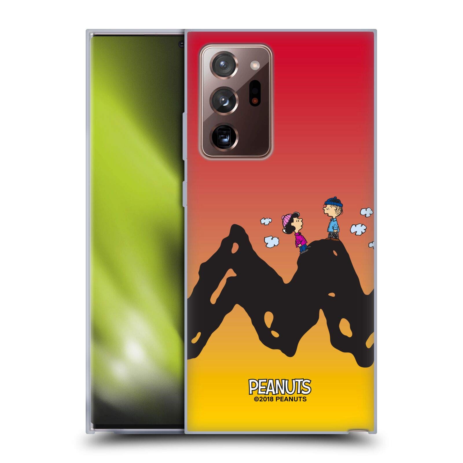 Head Case Designs Officially Licensed Peanuts Charlie Brown & Lucy Soft Gel Case for Samsung Galaxy Note20 Ultra/5G - Perfect for School, Work & Everyday Use
