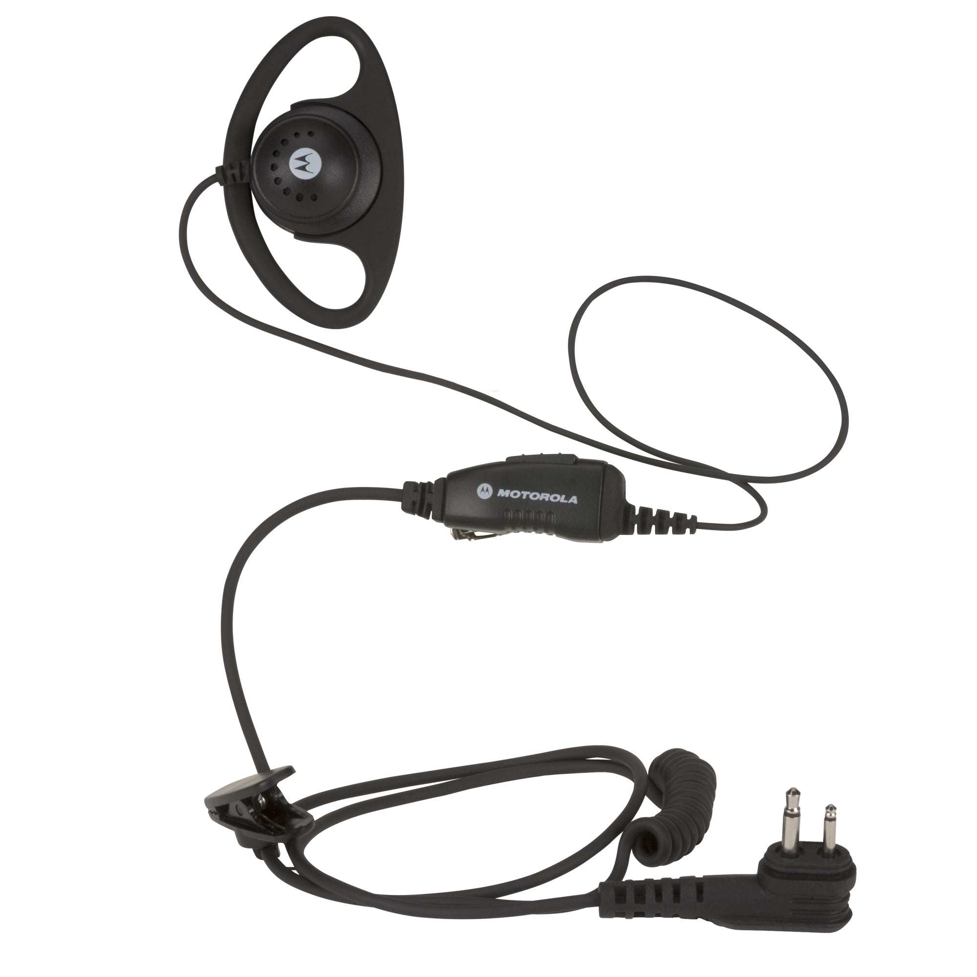 HKLN4599 D-Style Earpiece with In-Line Microphone & PTT Button - Hands-Free Communication for Security, Retail & Call Center Professionals