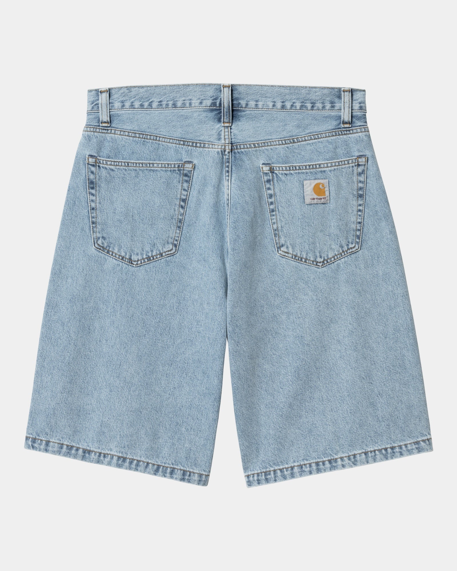 Landon Short Sleeve T-Shirt for Men - Distressed Blue Bleached Vintage Style - Casual Wear, Street Fashion, Summer Outfits