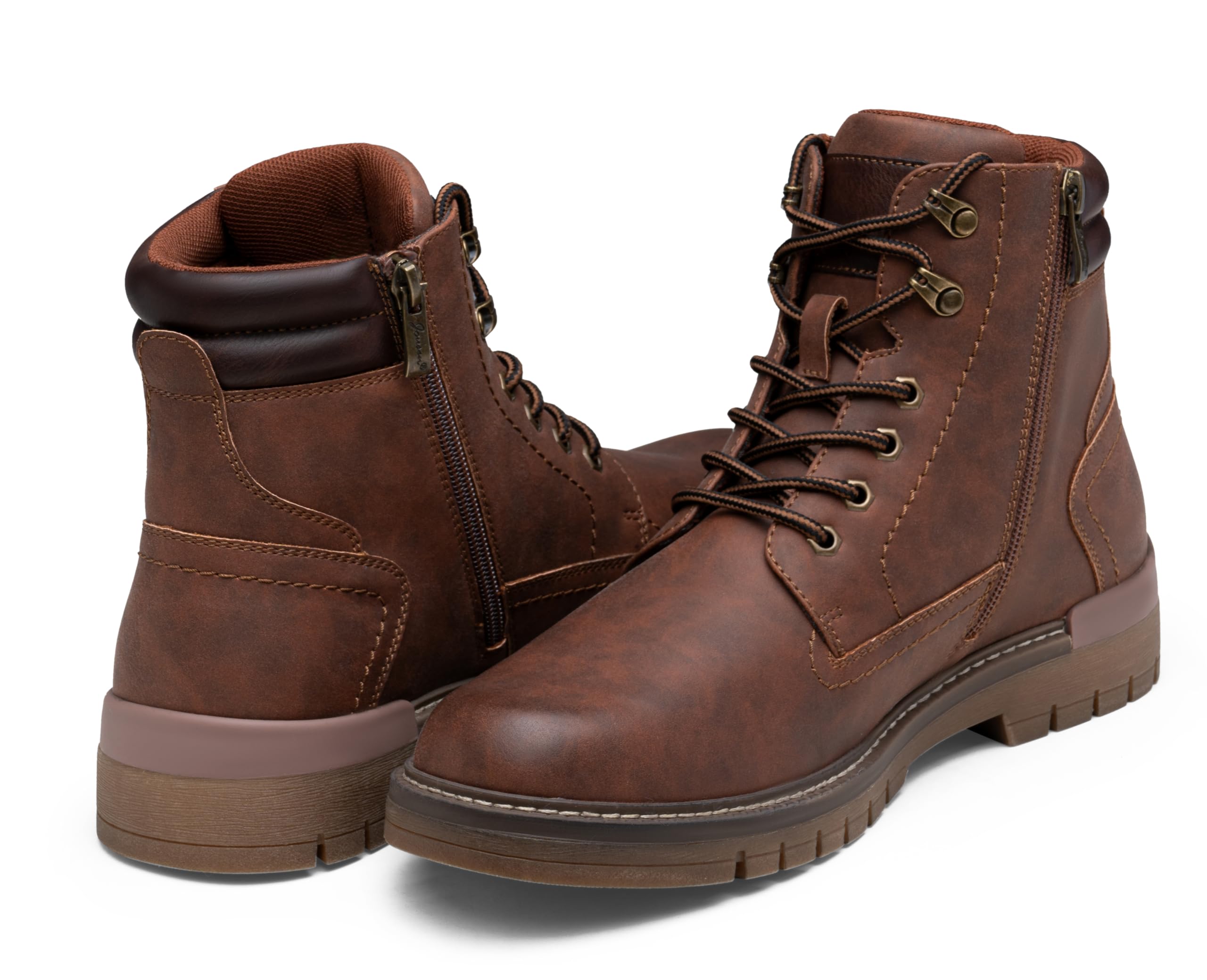 Men's Casual Hiking Boots with Zipper - Chukka Boots for Outdoor & Daily Wear