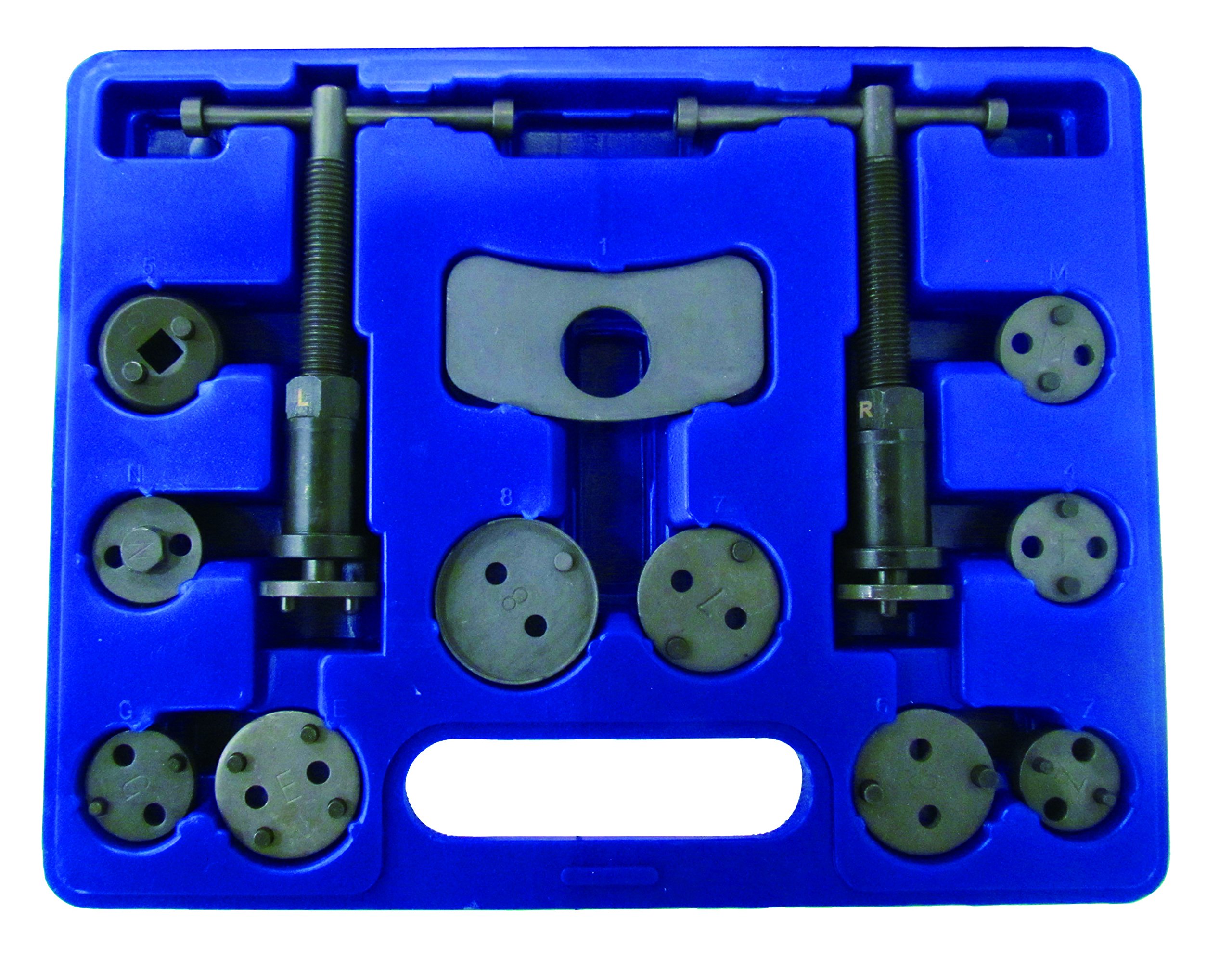 Astro 78618 18-Piece Brake Caliper Wind Back Tool Set - Professional Automotive Repair Kit for Disc Brake Service, Pad Replacement & Maintenance