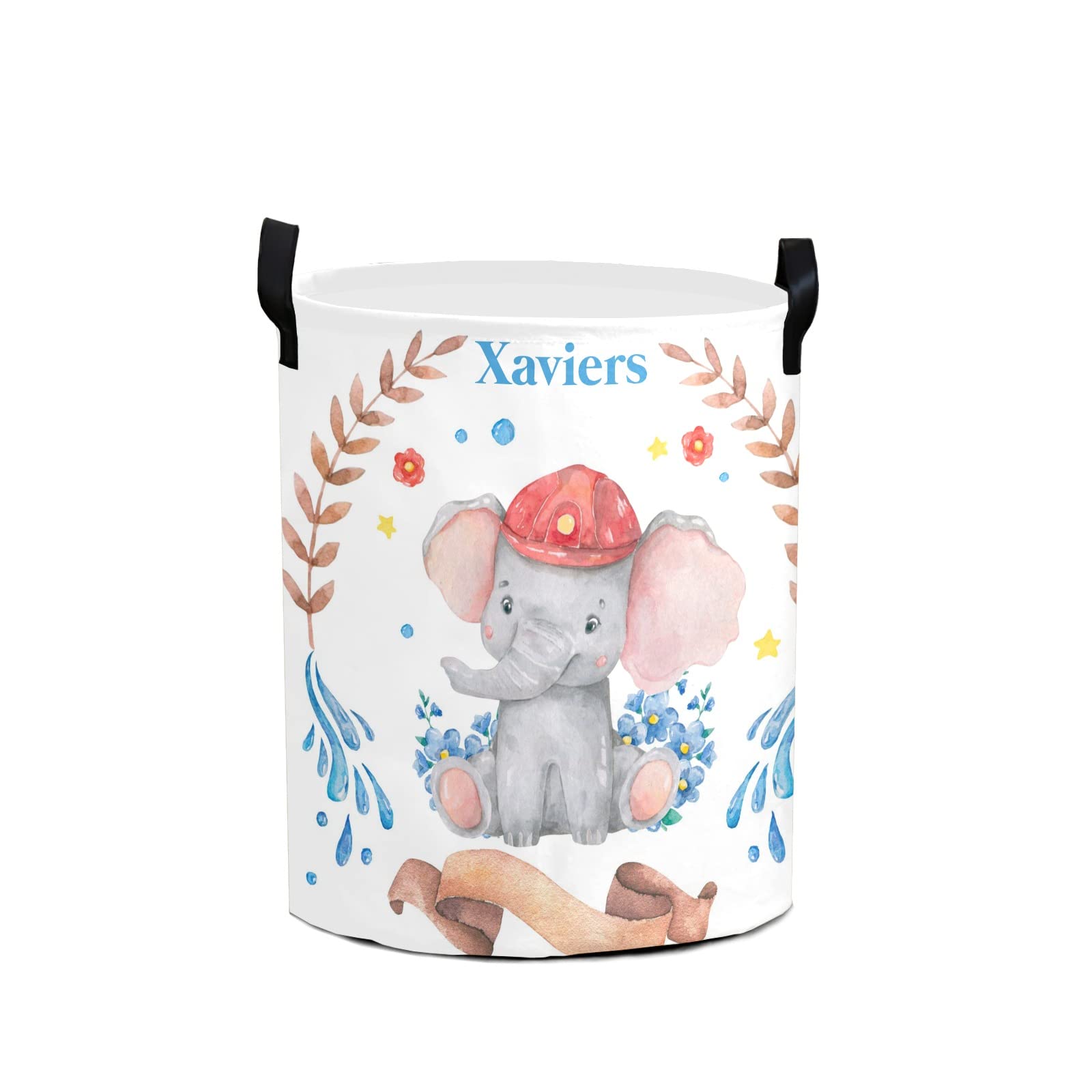 Adorable Baby Safari Elephant Storage Bin - Waterproof Oxford Fabric Laundry Hamper & Organizer for Nursery, Bedroom, Toys & Clothes | Perfect for Baby Room Decor, Toy Storage & Gift Baskets | Ideal for Nursery Organization & Home Storage Solutions