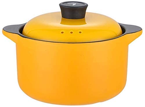 Handmade Ceramic Clay Pot with Lid - Healthy Earthenware Casserole Dish for Cooking, Soup & Stews | Perfect for Onion Soup, French Onion Soup & Slow Cooking Recipes