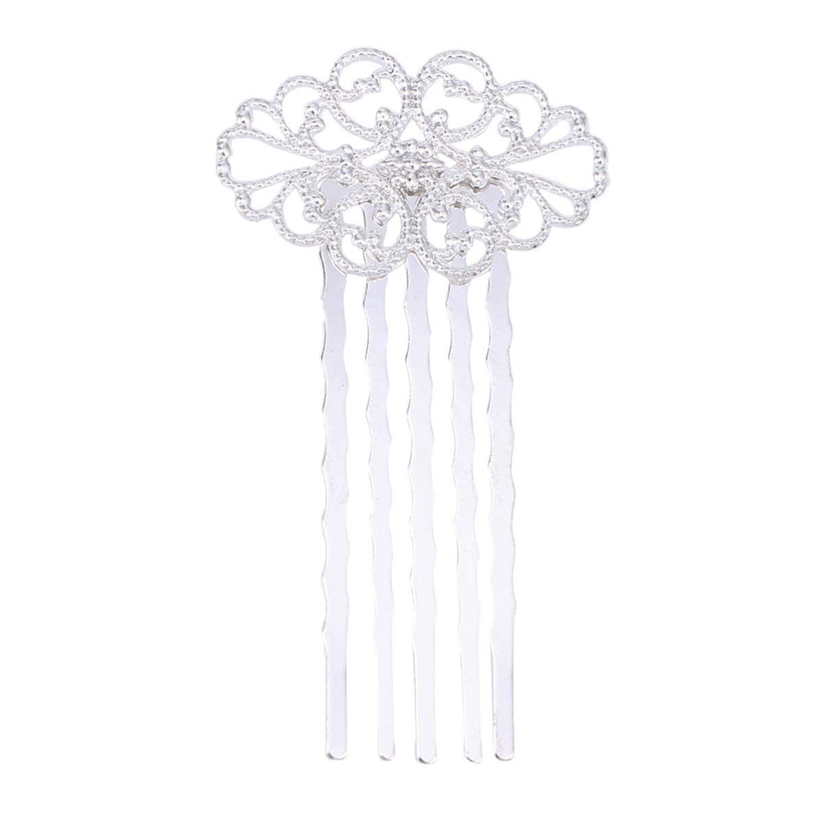 KALLORY 10pcs Floral Hair Combs for Women - Vintage Hair Accessories, Bridal Hair Pins, Wedding Hair Ornaments - Perfect for Weddings, Prom, and Special Occasions