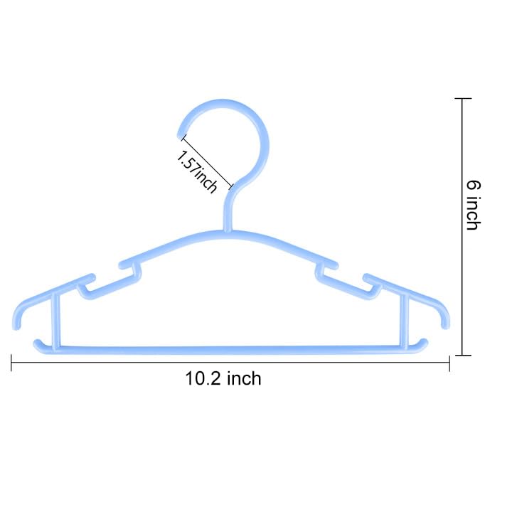Northern Brothers 60-Pack Plastic Kids Hangers - Durable Baby & Toddler Clothes Hangers for Nursery, Closet Organization - Perfect for Baby Shower Gifts & Children's Wardrobe Storage
