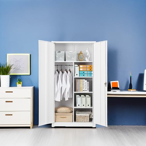 STANI Lateral File Cabinet - Metal Storage Cabinet with Adjustable Shelf & Lockable Drawer | Home Office & School Filing Solution | Perfect for Document Organization & Office Supplies Storage