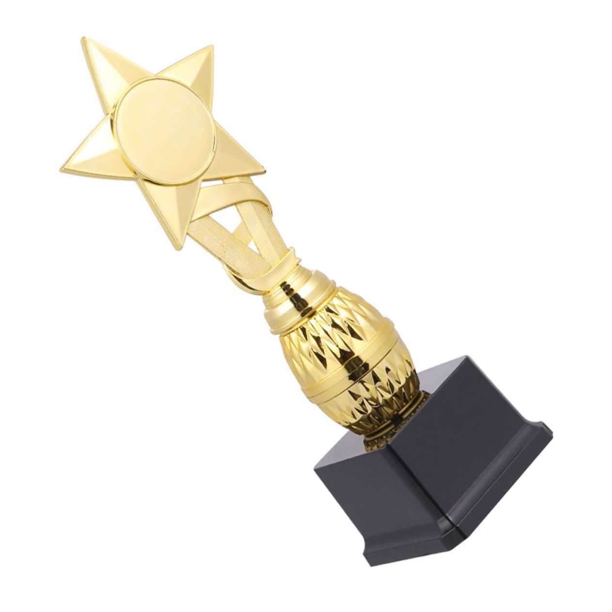 KICHOUSE Mini Soccer Trophy for Kids - Small Plastic Reusable Sports Award Decor - Perfect for Birthday Parties, Soccer Gifts & Room Decorations