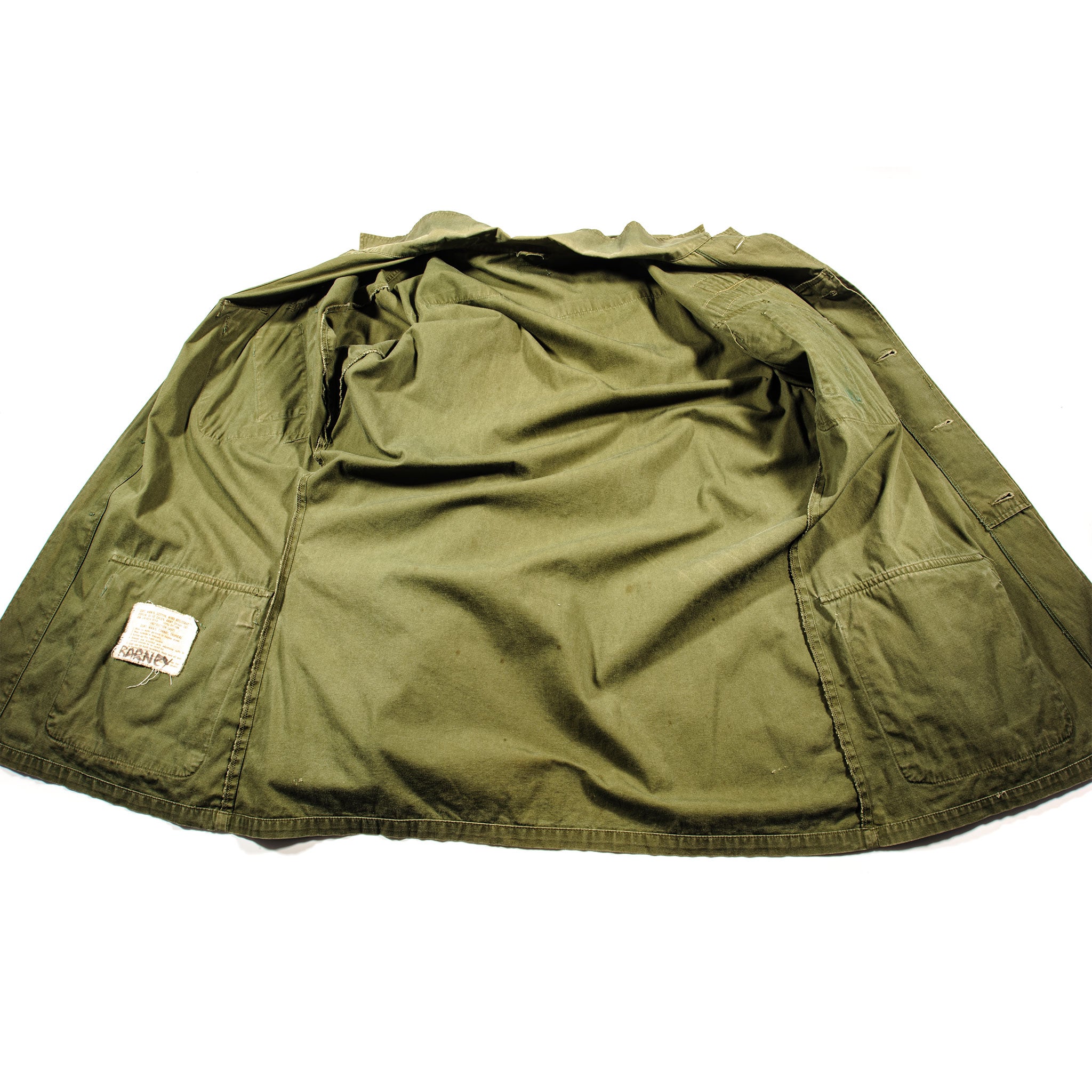 Vintage US Army 5th Pattern Tropical Combat Jacket - Ripstop Fabric - Vietnam War Era (1967) - 25th Infantry Division Sergeant - Military Collectible & Outdoor Adventure Gear
