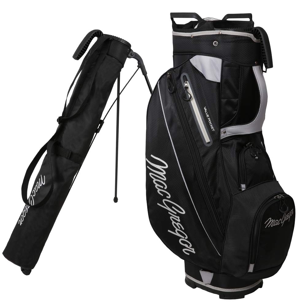 **MacGregor Golf Tourney 2-in-1 Cart Bag with Removable Carry/Stand Bag – Lightweight Golf Bag for Men & Women – Perfect for Golf Carts & Walking Rounds**